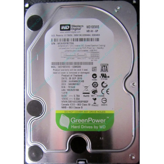 Б/У жёсткий диск 1Tb Western Digital WD10EVVS Green (WD AV-GP 1000 GB) 5400 rpm SATA (Курган)